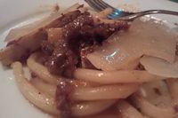 シカ肉のラグーパスタ シカ肉のラグーパスタ