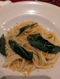 MSゴルフ新年会カラスミパスタ