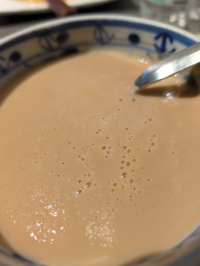 キャベツと干しエビのポタージュ